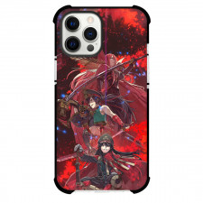 Fate Stay Night Oda Nobunaga Phone Case For iPhone Samsung Galaxy Pixel OnePlus Vivo Xiaomi Asus Sony Motorola Nokia - Oda Nobunaga Showing her Swords with Red Background