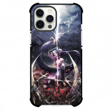 Fate Stay Night Raikou Yorimitsu Phone Case For iPhone Samsung Galaxy Pixel OnePlus Vivo Xiaomi Asus Sony Motorola Nokia - Raikou Yorimitsu Sit Down to Show her Power with Lightning Strikes Background