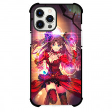 Fate Stay Night Rin Tohsaka Phone Case For iPhone Samsung Galaxy Pixel OnePlus Vivo Xiaomi Asus Sony Motorola Nokia - Rin Tohsaka Too Cute in Red Dress to Run with Curl Hairs