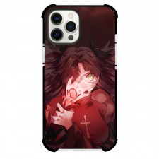 Fate Stay Night Rin Tohsaka Phone Case For iPhone Samsung Galaxy Pixel OnePlus Vivo Xiaomi Asus Sony Motorola Nokia - Rin Tohsaka Shocking Expression with Hand on Face Art