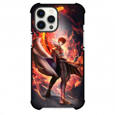 Fate Stay Night Shirou Emiya Phone Case For iPhone Samsung Galaxy Pixel OnePlus Vivo Xiaomi Asus Sony Motorola Nokia - Shirou Emiya Fire Pattern Background Poster