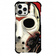 Friday The 13th Phone Case For iPhone And Samsung Galaxy Devices - Broken Mask Portrait