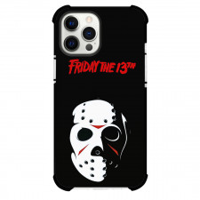 Friday The 13th Phone Case For iPhone And Samsung Galaxy Devices - Friday The 13th Mask Black Background