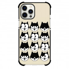 Felix the Cat Phone Case For iPhone Samsung Galaxy Pixel OnePlus Vivo Xiaomi Asus Sony Motorola Nokia - Felix The Cat Different Faces Pattern Art