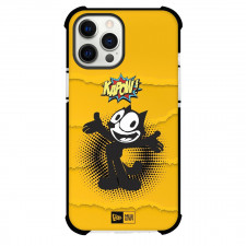 Felix the Cat Phone Case For iPhone Samsung Galaxy Pixel OnePlus Vivo Xiaomi Asus Sony Motorola Nokia - Felix The Cat Kapow Pop Art Yellow Background