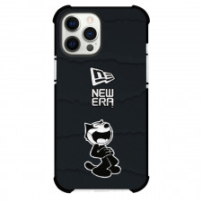Felix the Cat Phone Case For iPhone Samsung Galaxy Pixel OnePlus Vivo Xiaomi Asus Sony Motorola Nokia - Felix The Cat Laughing New Era Black Paper Background