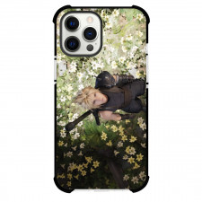 Final Fantasy Cloud Case For iPhone Samsung Galaxy Pixel OnePlus Vivo Xiaomi Asus Sony Motorola Nokia - Cloud Portrait In Flower Background