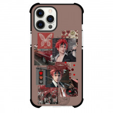 Final Fantasy Reno Case For iPhone Samsung Galaxy Pixel OnePlus Vivo Xiaomi Asus Sony Motorola Nokia - Reno Collage In Brown Background