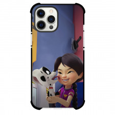 FireBuds Puppy Pursuit Phone Case For iPhone And Samsung Galaxy Devices - Puppy Pursuit And Violet Having Fun