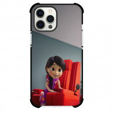 FireBuds Violet Phone Case For iPhone And Samsung Galaxy Devices - Violet Sitting On A Sofa