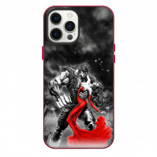 Fist Of The North Star Phone Case For iPhone Samsung Galaxy Pixel OnePlus Vivo Xiaomi Asus Sony Motorola Nokia - Kenshiro And Yuria In Gray Fierce Portrait