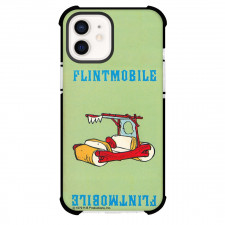 The Flintstones Phone Case For iPhone Samsung Galaxy Pixel OnePlus Vivo Xiaomi Asus Sony Motorola Nokia - The Flintstones Flintmobile Portrait in Green Background