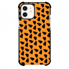 The Flintstones Phone Case For iPhone Samsung Galaxy Pixel OnePlus Vivo Xiaomi Asus Sony Motorola Nokia - The Flintstones Orange Pattern Art