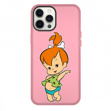 The Flintstones Pebbles Flintstone Phone Case For iPhone Samsung Galaxy Pixel OnePlus Vivo Xiaomi Asus Sony Motorola Nokia - Pebbles Flintstone Arm Up Portrait