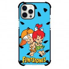 The Flintstones Phone Case For iPhone Samsung Galaxy Pixel OnePlus Vivo Xiaomi Asus Sony Motorola Nokia - The Flintstones Pebbles and Bamm Bamm Standing Back to Back Portrait