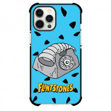 The Flintstones Phone Case For iPhone Samsung Galaxy Pixel OnePlus Vivo Xiaomi Asus Sony Motorola Nokia - The Flintstones Telephone Blue Background