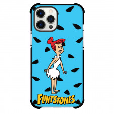The Flintstones Wilma Flintstone Phone Case For iPhone Samsung Galaxy Pixel OnePlus Vivo Xiaomi Asus Sony Motorola Nokia - Wilma Flintstone Standing Blue Flintstones Background