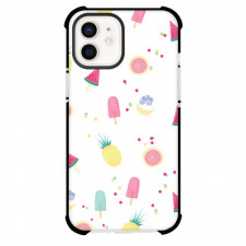Food Pattern Phone Case For iPhone Samsung Galaxy Pixel OnePlus Vivo Xiaomi Asus Sony Motorola Nokia - Cute Summer Fruits And Ice Cream Pattern Art Poster