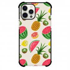 Food Pattern Phone Case For iPhone Samsung Galaxy Pixel OnePlus Vivo Xiaomi Asus Sony Motorola Nokia - Cute Pineapple Tropical Fruits Design Poster