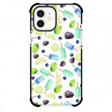 Food Pattern Phone Case For iPhone Samsung Galaxy Pixel OnePlus Vivo Xiaomi Asus Sony Motorola Nokia - Ice Cream And Fruits Pattern Art Poster