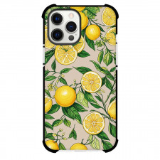Food Pattern Phone Case For iPhone Samsung Galaxy Pixel OnePlus Vivo Xiaomi Asus Sony Motorola Nokia - Lemons Hanging Illustration Art Poster
