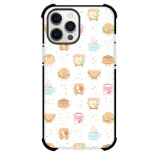Food Pastry Phone Case For iPhone and Samsung Galaxy Devices - Pastries Pattern On White Background