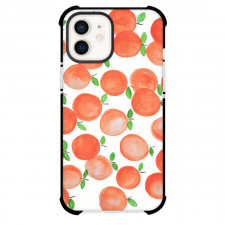 Food Pattern Phone Case For iPhone Samsung Galaxy Pixel OnePlus Vivo Xiaomi Asus Sony Motorola Nokia - Peach Water Color Pattern Art On White Background