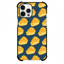 Food Pattern Phone Case For iPhone Samsung Galaxy Pixel OnePlus Vivo Xiaomi Asus Sony Motorola Nokia - Sliced Pie Pattern Art On Dark Background