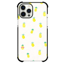 Food Pineapple Phone Case For iPhone and Samsung Galaxy Devices - Small Pineapple Transparent Pattern