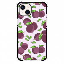 Food Pattern Phone Case For iPhone Samsung Galaxy Pixel OnePlus Vivo Xiaomi Asus Sony Motorola Nokia - Plum Fruits Illustration Pattern Art Poster