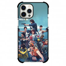 Free Fire Phone Case For iPhone Samsung Galaxy Pixel OnePlus Vivo Xiaomi Asus Sony Motorola Nokia - Characters Guns Pointing