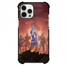 Free Fire Phone Case For iPhone Samsung Galaxy Pixel OnePlus Vivo Xiaomi Asus Sony Motorola Nokia - Characters Standing on Flames