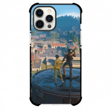 Free Fire Phone Case For iPhone Samsung Galaxy Pixel OnePlus Vivo Xiaomi Asus Sony Motorola Nokia - Characters Standing on Water Tank