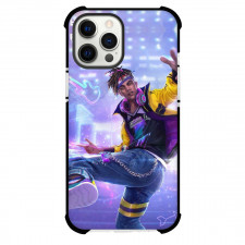 Free Fire D-Bee Phone Case For iPhone Samsung Galaxy Pixel OnePlus Vivo Xiaomi Asus Sony Motorola Nokia - D-Bee Dancing City Lights Background
