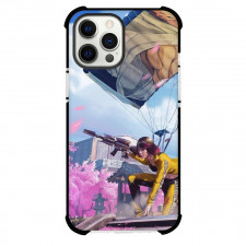 Free Fire Kelly Phone Case For iPhone Samsung Galaxy Pixel OnePlus Vivo Xiaomi Asus Sony Motorola Nokia - Kelly Parachute Landing