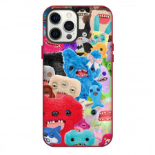 Fuggler Phone Case For iPhone Samsung Galaxy Pixel OnePlus Vivo Xiaomi Asus Sony Motorola Nokia - Character Monsters Tongue Out Collage
