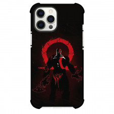 God of War Ragnarok Kratos Phone Case For iPhone Samsung Galaxy Pixel OnePlus Vivo Xiaomi Asus Sony Motorola Nokia - Kratos Minimalist Art Black Background