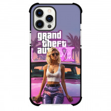 GTA VI Phone Case For iPhone Samsung Galaxy Pixel OnePlus Vivo Xiaomi Asus Sony Motorola Nokia - Girl Sitting on the Hood