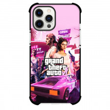 GTA VI Phone Case For iPhone Samsung Galaxy Pixel OnePlus Vivo Xiaomi Asus Sony Motorola Nokia - Vice City Victoria