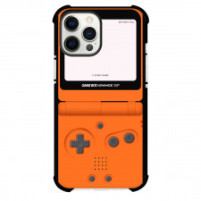 Gamer Case For iPhone Samsung Galaxy Pixel OnePlus Vivo Xiaomi Asus Sony Motorola Nokia - Game Boy Advance SP Orange