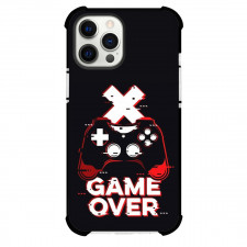 Gamer Case For iPhone Samsung Galaxy Pixel OnePlus Vivo Xiaomi Asus Sony Motorola Nokia - Game Over White X Red Controller