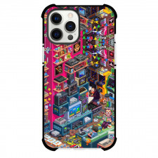 Gamer Case For iPhone Samsung Galaxy Pixel OnePlus Vivo Xiaomi Asus Sony Motorola Nokia - Gamer Room Pixel Art