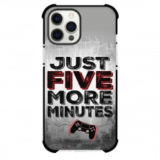 Gamer Case For iPhone Samsung Galaxy Pixel OnePlus Vivo Xiaomi Asus Sony Motorola Nokia - Just Five More Minutes Word Art