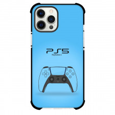 Gamer Case For iPhone Samsung Galaxy Pixel OnePlus Vivo Xiaomi Asus Sony Motorola Nokia - PlayStation5 Controller Blue Minimalist Art