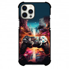 Gamer Case For iPhone Samsung Galaxy Pixel OnePlus Vivo Xiaomi Asus Sony Motorola Nokia - PlayStation5 Controller Vice City Background