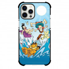 Garfield Phone Case For iPhone Samsung Galaxy Pixel OnePlus Vivo Xiaomi Asus Sony Motorola Nokia - Garfield Dive in the Pool with Odie Jon and Liz