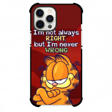 Garfield Phone Case For iPhone Samsung Galaxy Pixel OnePlus Vivo Xiaomi Asus Sony Motorola Nokia - Garfield Im Never Wrong Quote Art