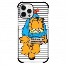 Garfield Phone Case For iPhone Samsung Galaxy Pixel OnePlus Vivo Xiaomi Asus Sony Motorola Nokia - Garfield Mug Shot Protest Sign