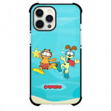 Garfield Phone Case For iPhone Samsung Galaxy Pixel OnePlus Vivo Xiaomi Asus Sony Motorola Nokia - Garfield and Odie Swimming Under the Sea