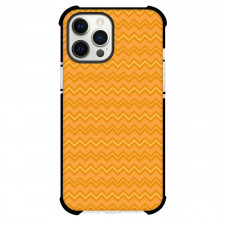 Garfield Phone Case For iPhone Samsung Galaxy Pixel OnePlus Vivo Xiaomi Asus Sony Motorola Nokia - Orange Chevron Background